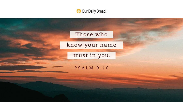 You Can Trust God | Audio Reading | Our Daily Bread Devotional | October 29, 2023