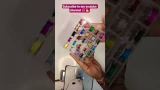 bobbin thread🧵//sewing machine//tailoring thread set box//shorts idea//viral reels🫰✨