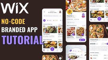 Wix Mobile App Tutorial  - Branded app by Wix Tutorials for beginners 2025