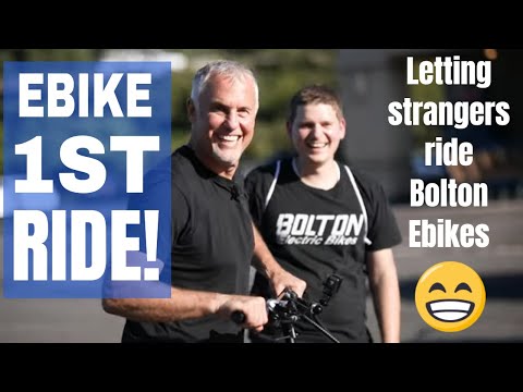 People Ride an Ebike for the first time - Live Reactions