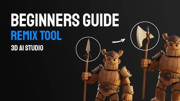 How to Remix 3D Models with Prompts | 3DAIStudio Tutorial