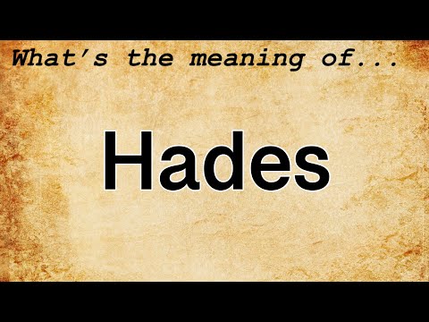 Hades Meaning : Definition of Hades