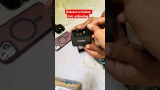 Grenaro wireless microphone on youtuber #rahulpindi #granaro #mic #unboxing