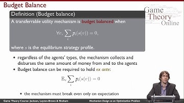 Game Theory Part 2  2 06  Mechanism Design as an Optimization Problem
