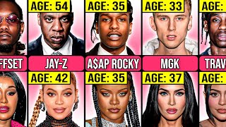 AGE Comparison: Famous Rappers And Their Wives/Girlfriends