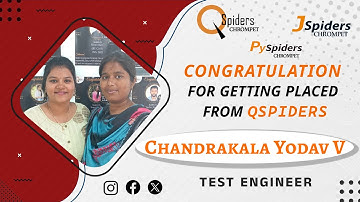 My Honest Placement Journey from QSpiders/JSpiders Chromepet Chennai |TEST ENGINEER