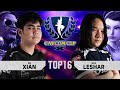 Xian dee jay vs leshar chunli  top 16  capcom cup x