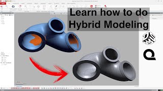 Hybrid Modeling in Design X of Complex Pipe  Mesh Cleanup (1/2)