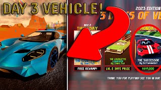 (Full Guide) 5 DAYS OF VEHICLES UPDATE: DAY 3 | Roblox Jailbreak