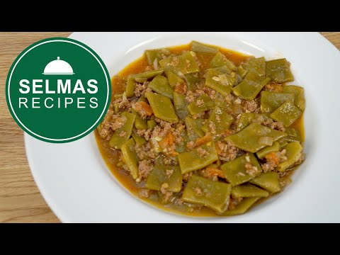 Breased green beans | turkish recipe | vegan possible