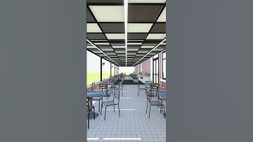 University Cafe Design Part 1 #cafedesign #cafeinterior #cafe #youtubeshorts #universitycafe