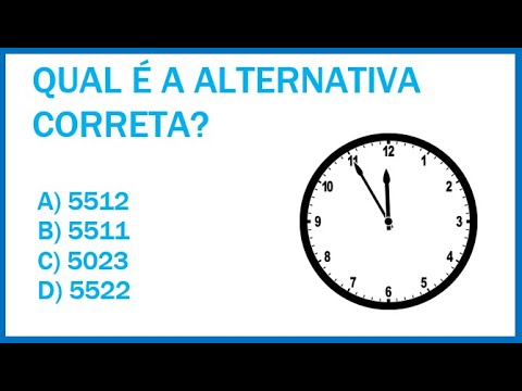 🔥 O PROBLEMA DO RELÓGIO QUE 72% ERRAM!!! Você consegue resolver???