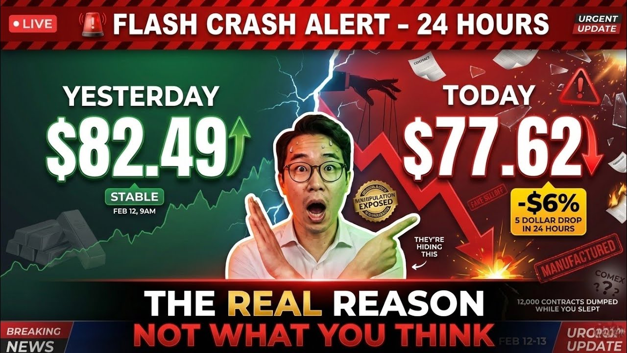 $77 FLASH CRASH: Silver Drops $5 in 24 Hours - The REAL Reason They're Hiding (Not What You Think)