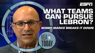 Bobby Marks breaks down which teams can pursue LeBron James this summer | NBA Today