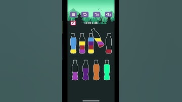 Water Sort Puzzle- Level 30 #games #gameplay #iqquiz #gaming #level #watersortpuzzle #androidgames