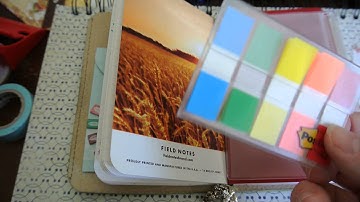 My Field Note size Travelers Notebook!