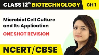 Microbial Cell Culture and Its Application - One Shot Revision | Class 12 Biotechnology Chapter 1 screenshot 4