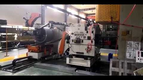 Honger Zigzag Decoiler Straightener Feeder for Circle Blanking Line