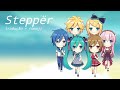 【Miku, KAITO, MEIKO, Luka, Rin &amp; Len】Steppër【Legendado】