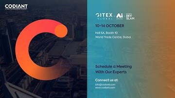 GITEX Global 2022, Dubai UAE - Codiant Software Technologies
