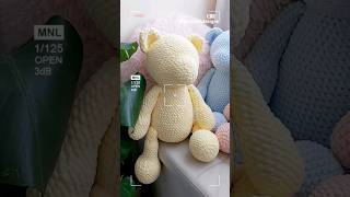 Teddy bear plush 🥰 #crochet #shorts #teddybear