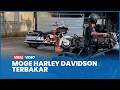 Detik-detik Moge Harley Davidson Terbakar Saat Dipanaskan