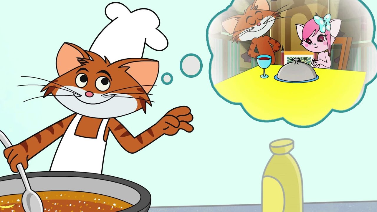 Funny Cartoon Animation For Kids | Chef Cat & Angela talent show | New Full Episode | Cat & Keet