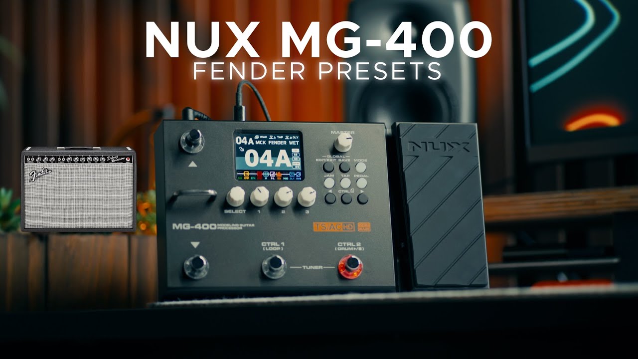 Nux MG-400 PRESETS | Fender Tone | 