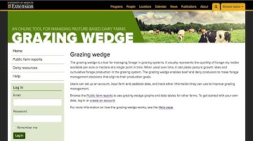 University of Missouri Extension Grazing Wedge Promotion