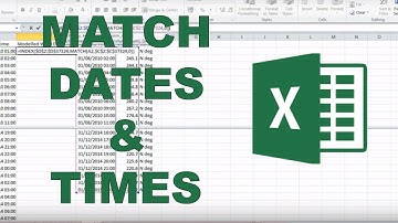 Hoe u gegevens in Excel kunt matchen met verschillende datums en tijden