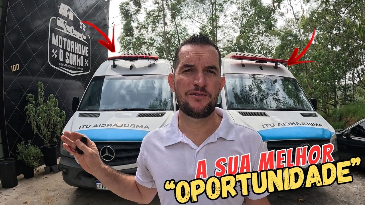 Garimpei 2 SPRINTER 2019 Extra Longa, para montar 2 MOTORHOMES Luxuosos.