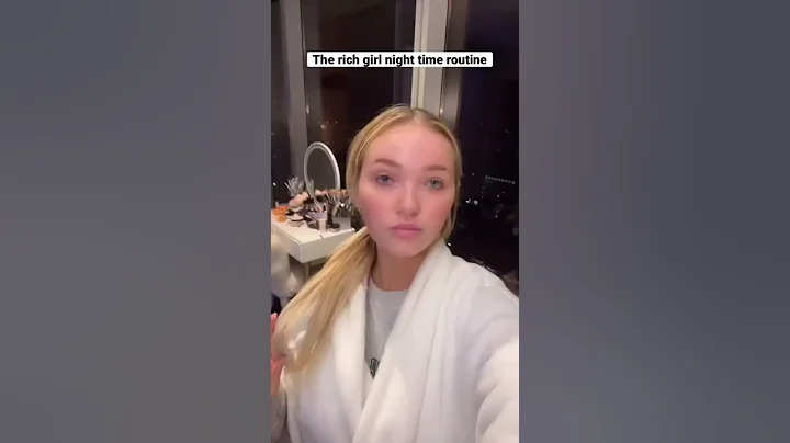 The rich girl night time routine