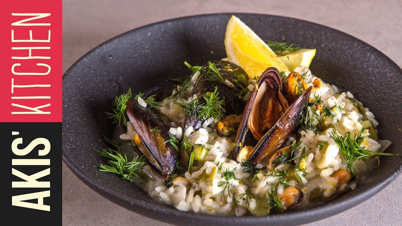 Lemon rice with Mussels (Midopilafo) | Akis Petretzikis