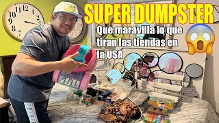 wow ❤SUPER DUMPSTER Lo que Tiran en la USA.#video #dumpsterdiving #motoaventuras