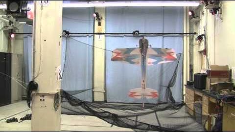 VTOL to Translational to VTOL optimal pitch attitude trajectory following on Clik hobby airplane