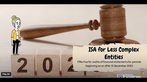 Big Changes for Small Audits! The New ISA for Less Complex Entities