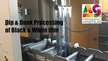 How we dip & dunk process your black & white film at Ag Photolab