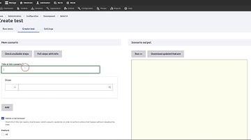 Behat UI Example   Create test   Check welcome message at the home page
