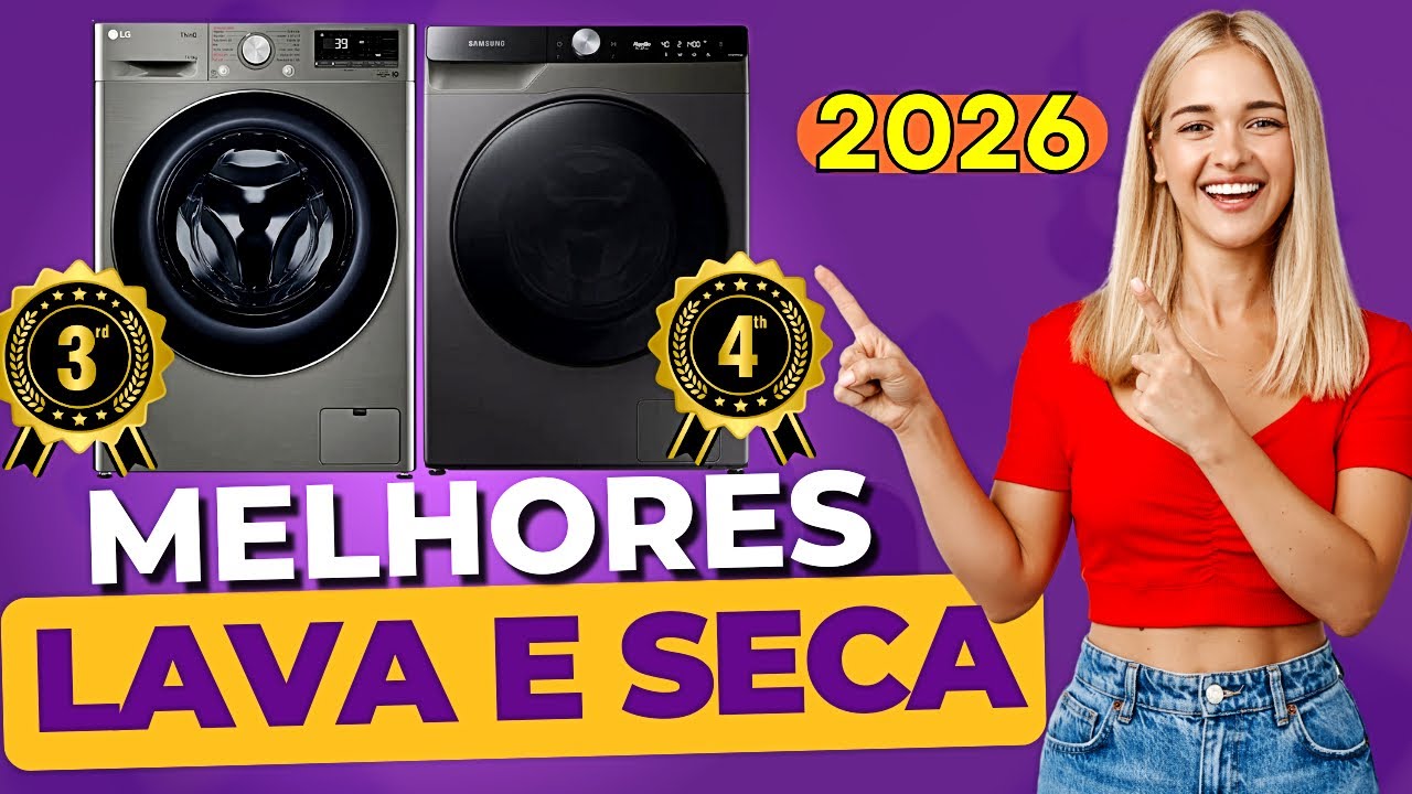 5 Melhores Lava e Seca do Mercado em 2026 [Pra Comprar SEM MEDO] - YouTube