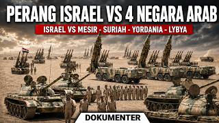 INTENSE WAR: ISRAEL VS 4 ARAB NATIONS!! EGYPT - SYRIA - JORDAN - LIBYA