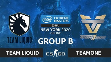 CS:GO - Team Liquid vs. TeamOne [Overpass] Map 2 - IEM New York 2020 - Group B - NA