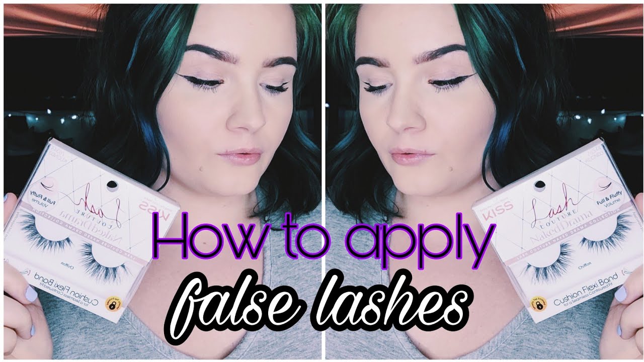 How To Apply False Lashes
