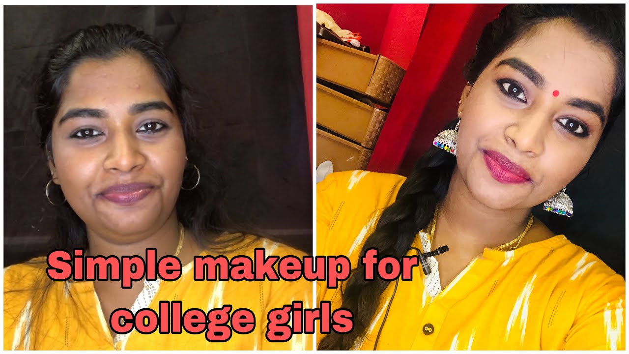 Simple makeup for college students YouTube
