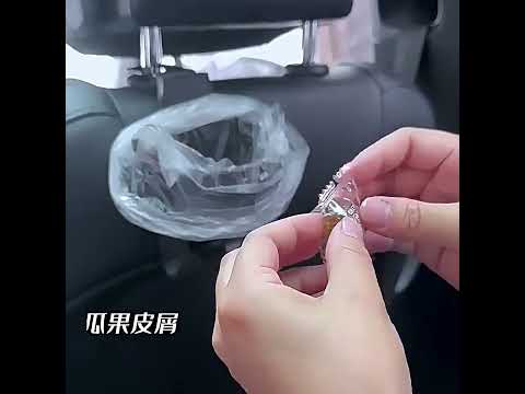 Універсальний автомобільний підсклянник із гачками та тримачем для телефона. Органайзер в авто, 1 шт., відео 1