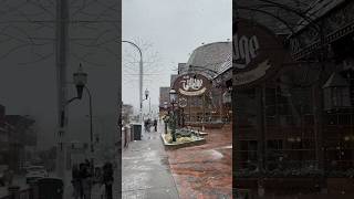 Snow day in Gatlinburg, Tennessee