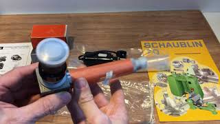 Schaublin 70 Centring Microscope and Quill holder ø25mm (NOS)