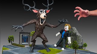 Making THE DEER MONSTER - 99 Nights in The Forest Roblox With Clay
