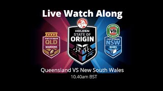Rob Reacts... NRL State of Origin - Game 2 - Live Watch Along