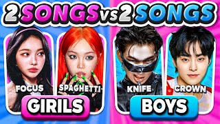 2 Girls Vs 2 Boys Save One Kpop Song  Kpop Quiz 2026