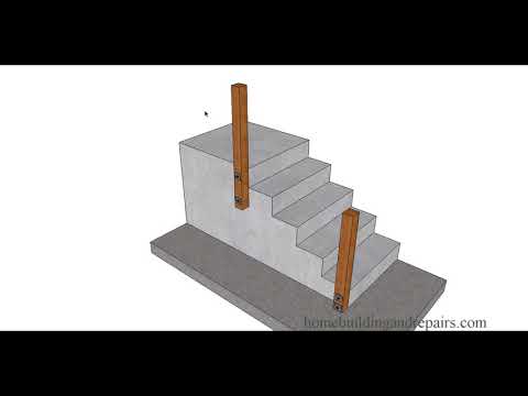 How To Bolt Exterior Stair Railings?